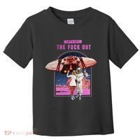 Retro Space Astronaut Couple Funny Toddler T-Shirt thumb 0