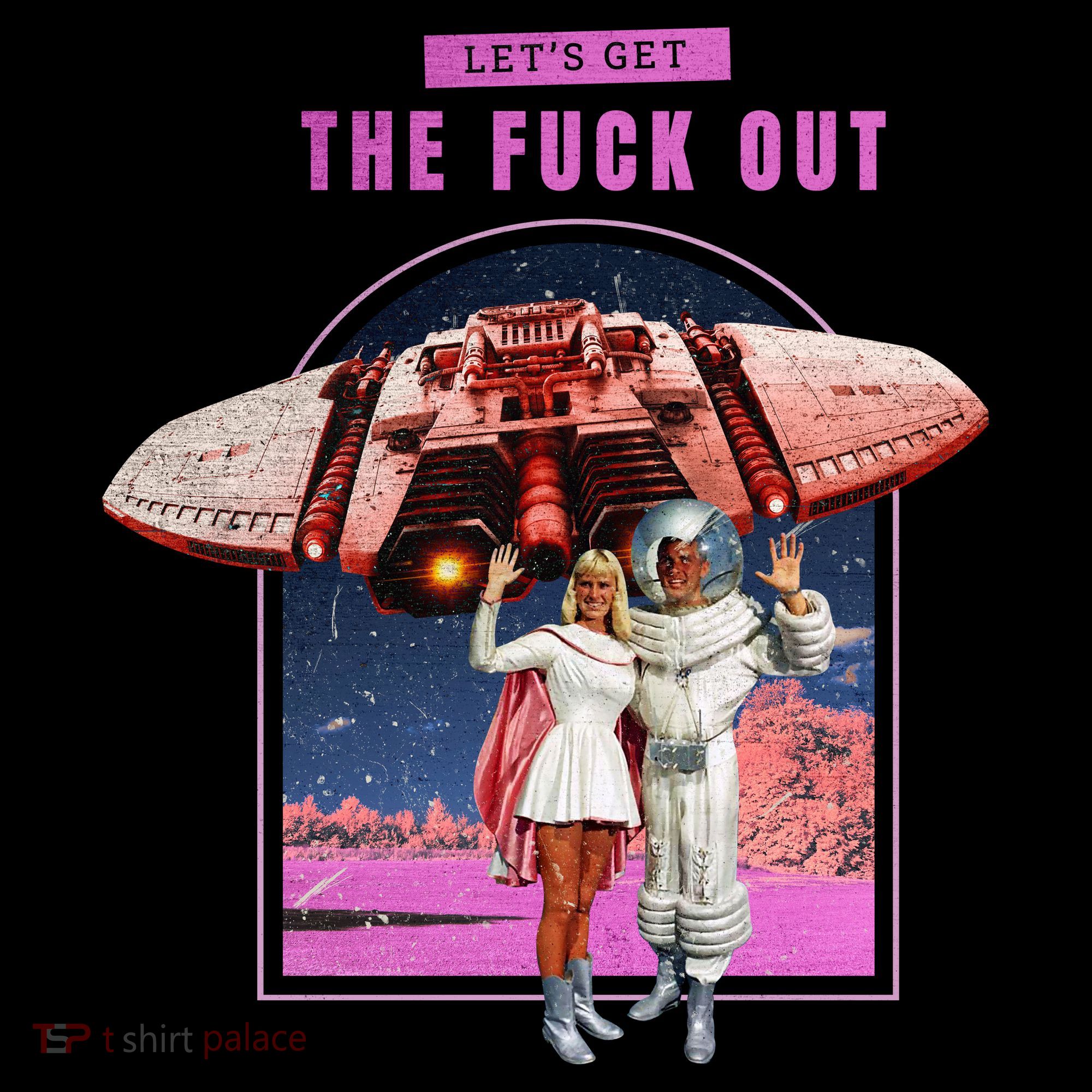 Retro Space Astronaut Couple Funny Visor