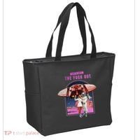 Retro Space Astronaut Couple Funny Tote Bag thumb 2