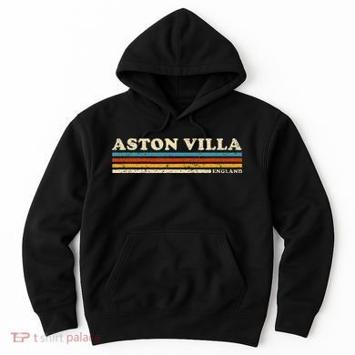 Retro Stripe Aston Villa Hoodie