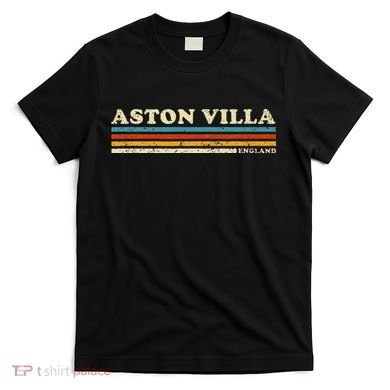 Retro Stripe Aston Villa T-Shirt