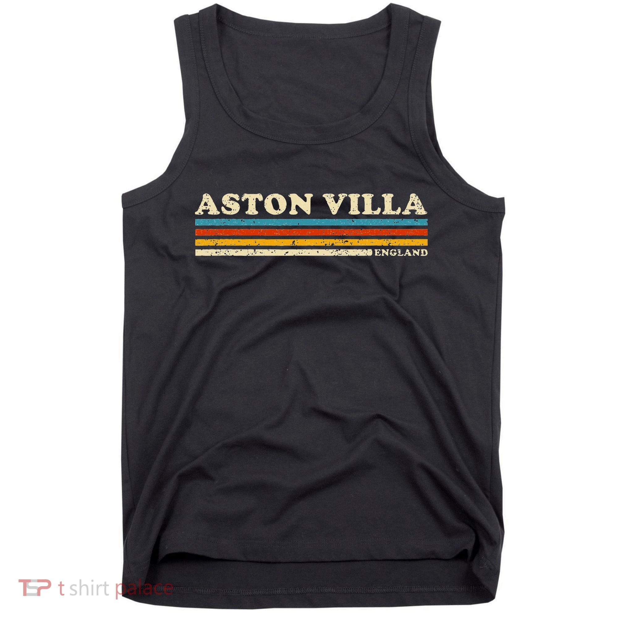 Retro Stripe Aston Villa Tank Top
