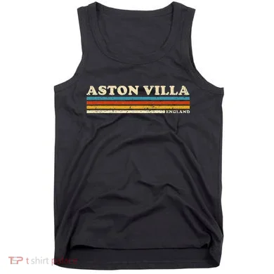 Retro Stripe Aston Villa Tank Top