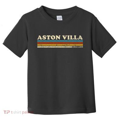 Retro Stripe Aston Villa Toddler T-Shirt