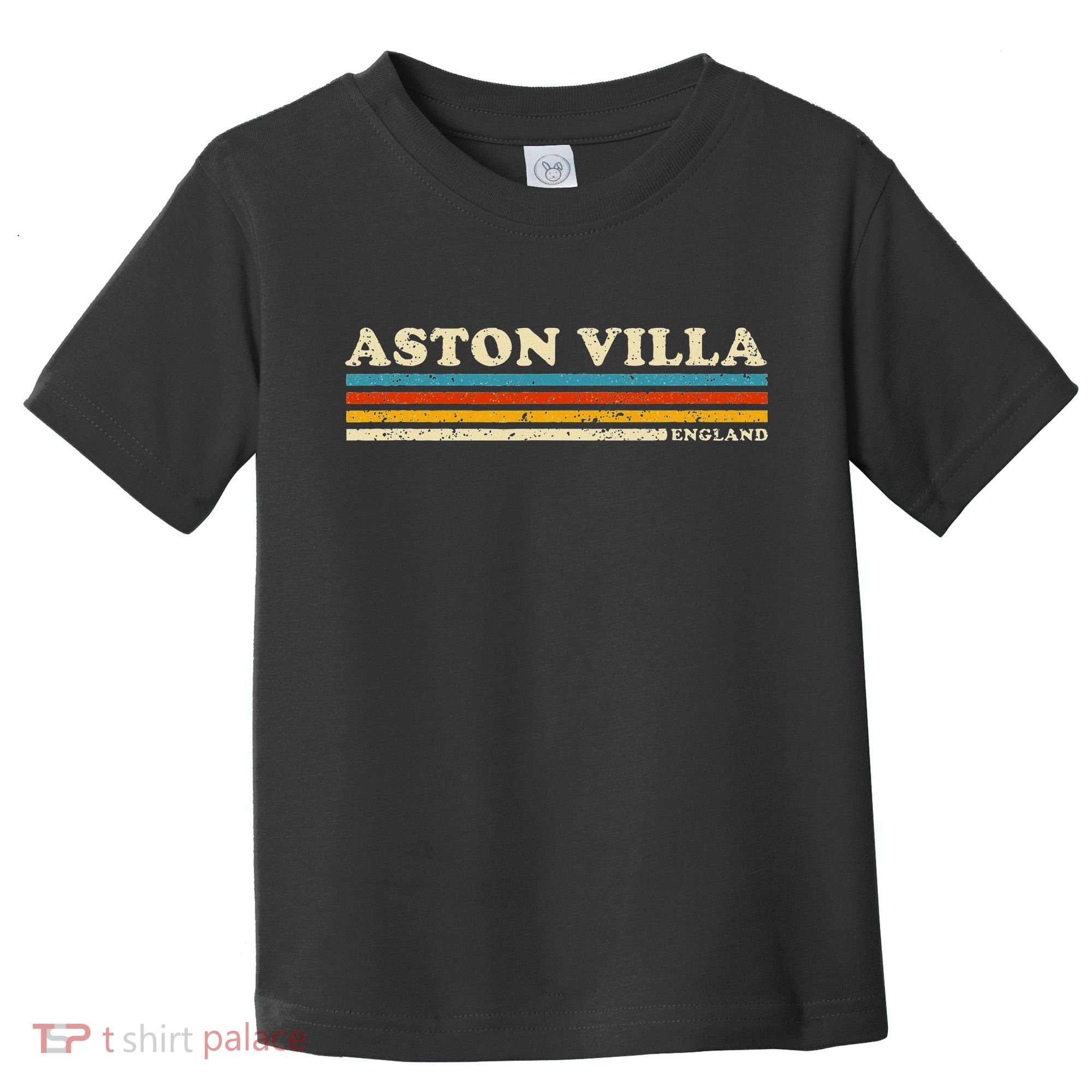 Retro Stripe Aston Villa Toddler T-Shirt