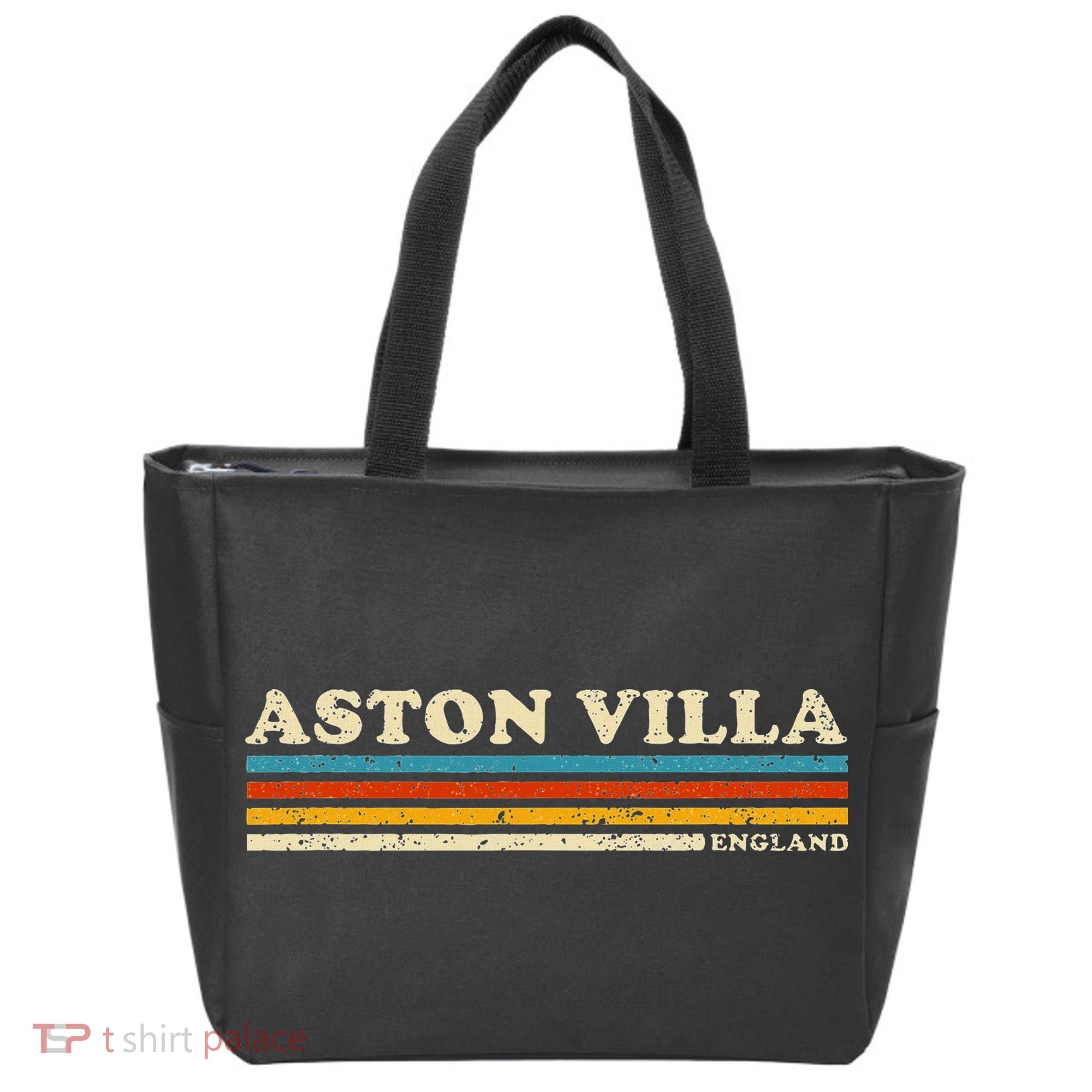 Retro Stripe Aston Villa Tote Bag