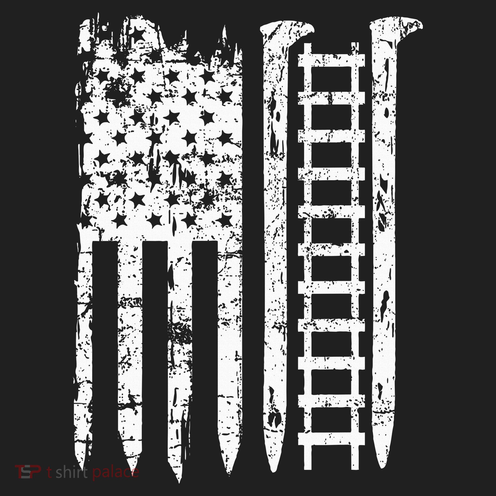 Railroad Spike American Flag Train Gift For Railway Workers Women's Sweatshirt