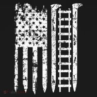 Railroad Spike American Flag Train Gift For Railway Workers Backpack thumb 2