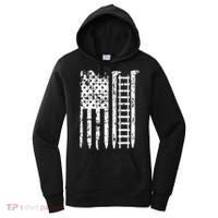 Railroad Spike American Flag Train Gift For Railway Workers Women's Hoodie thumb 0