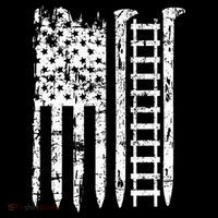 Railroad Spike American Flag Train Gift For Railway Workers Women's Hoodie thumb 2