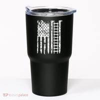 Railroad Spike American Flag Train Gift For Railway Workers Tumbler thumb 0