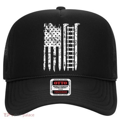 Railroad Spike American Flag Train Gift For Railway Workers Hat