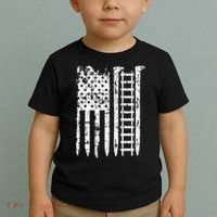 Railroad Spike American Flag Train Gift For Railway Workers Toddler T-Shirt thumb 2
