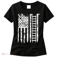 Railroad Spike American Flag Train Gift For Railway Workers Women's T-Shirt thumb 0