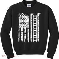 Railroad Spike American Flag Train Gift For Railway Workers Kids Sweatshirt thumb 0