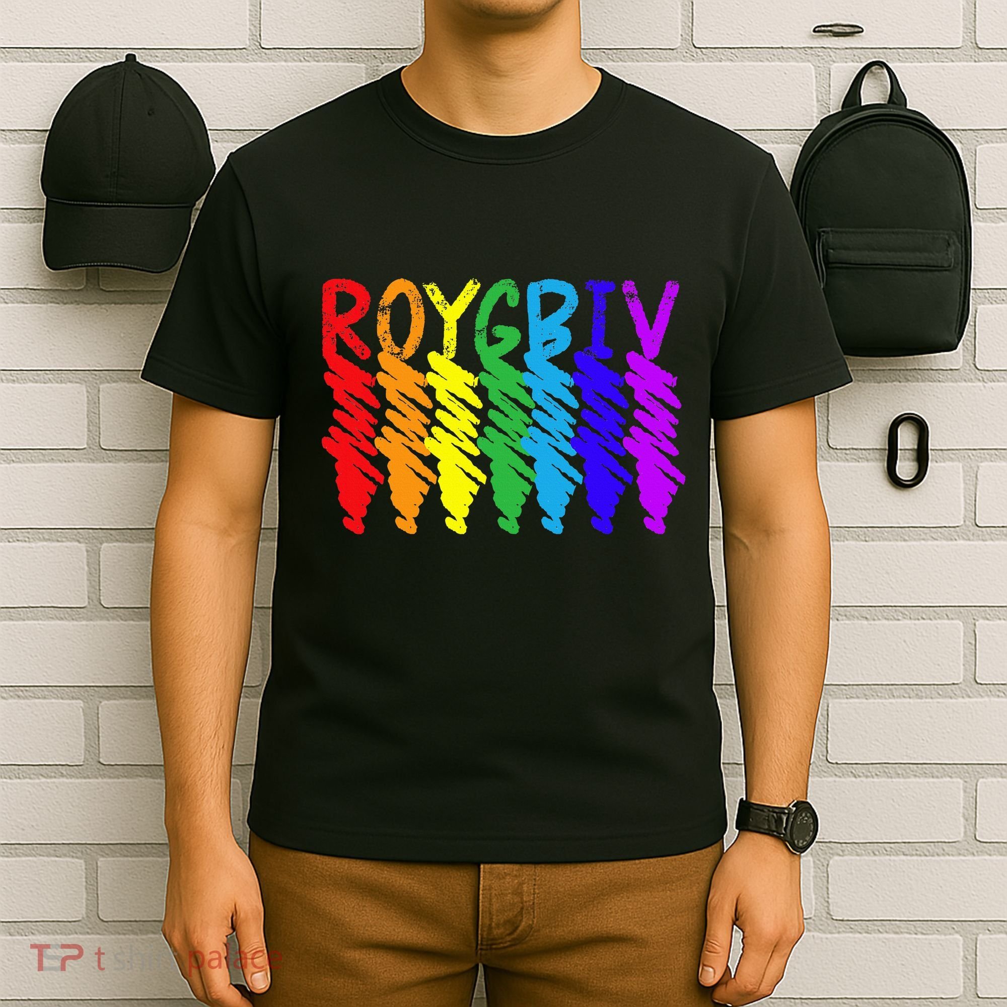 Roygbiv Sketchy Art Teacher Artist Painter Painting T-Shirt