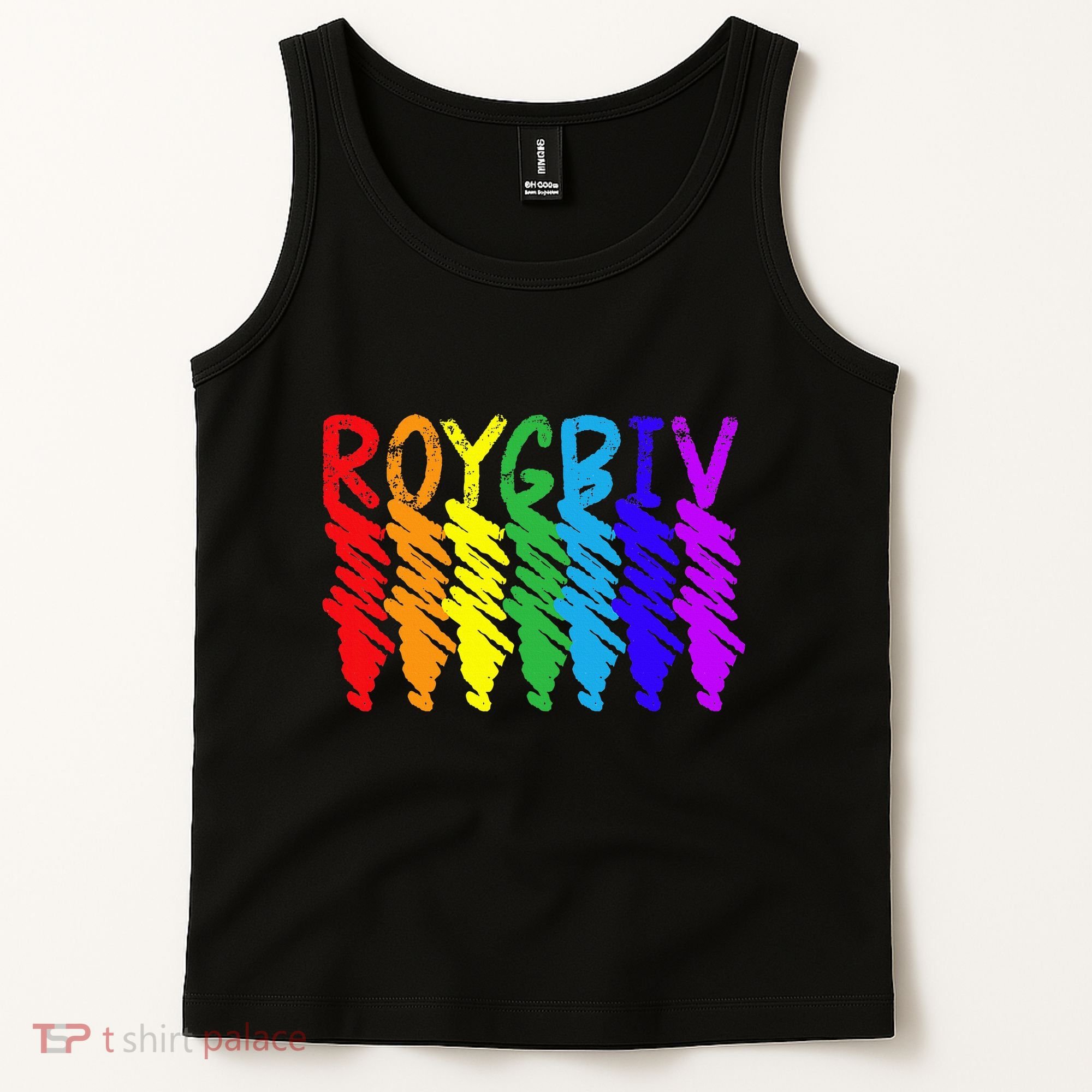 Roygbiv Sketchy Art Teacher Artist Painter Painting Tank Top