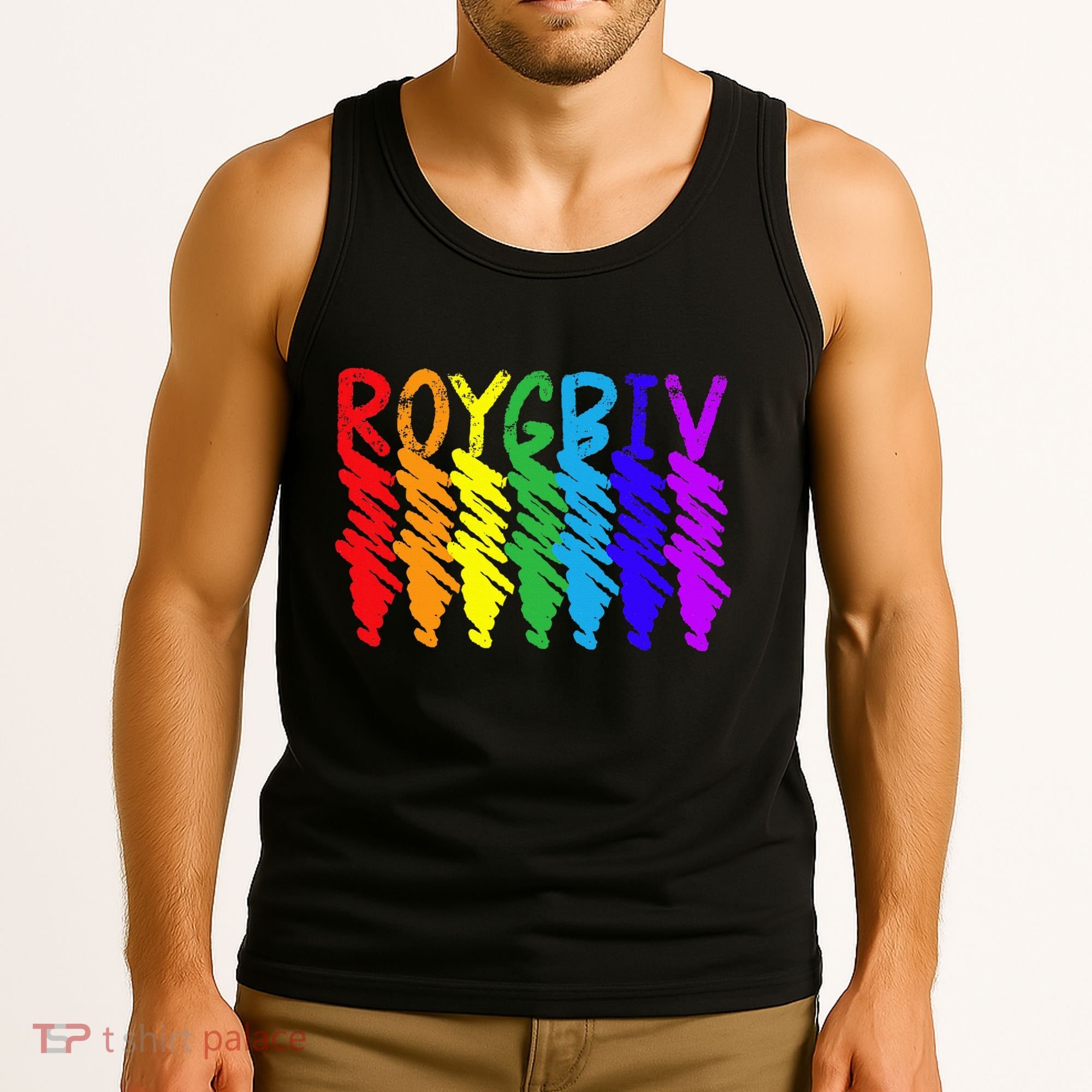 Roygbiv Sketchy Art Teacher Artist Painter Painting Tank Top