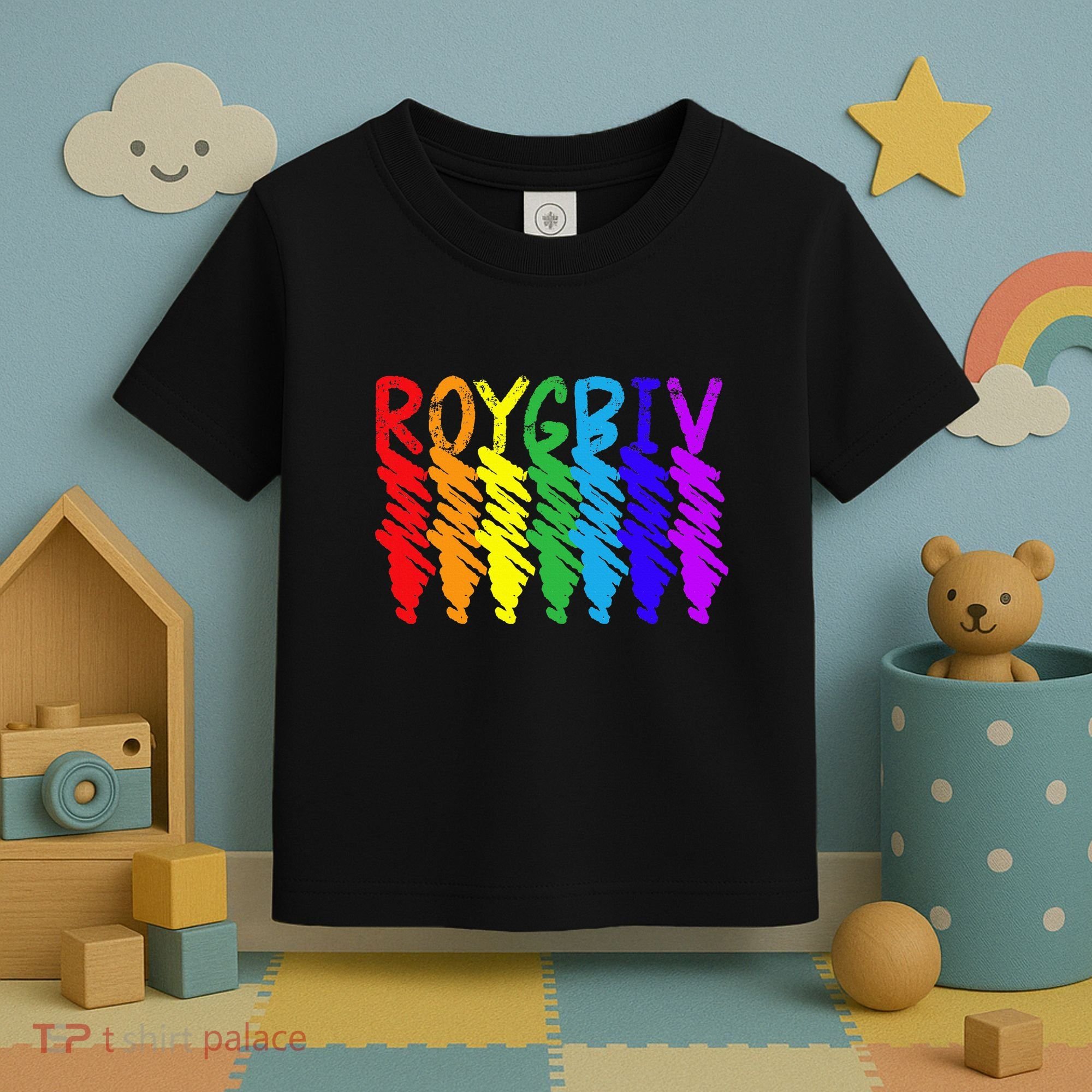 Roygbiv Sketchy Art Teacher Artist Painter Painting Toddler T-Shirt