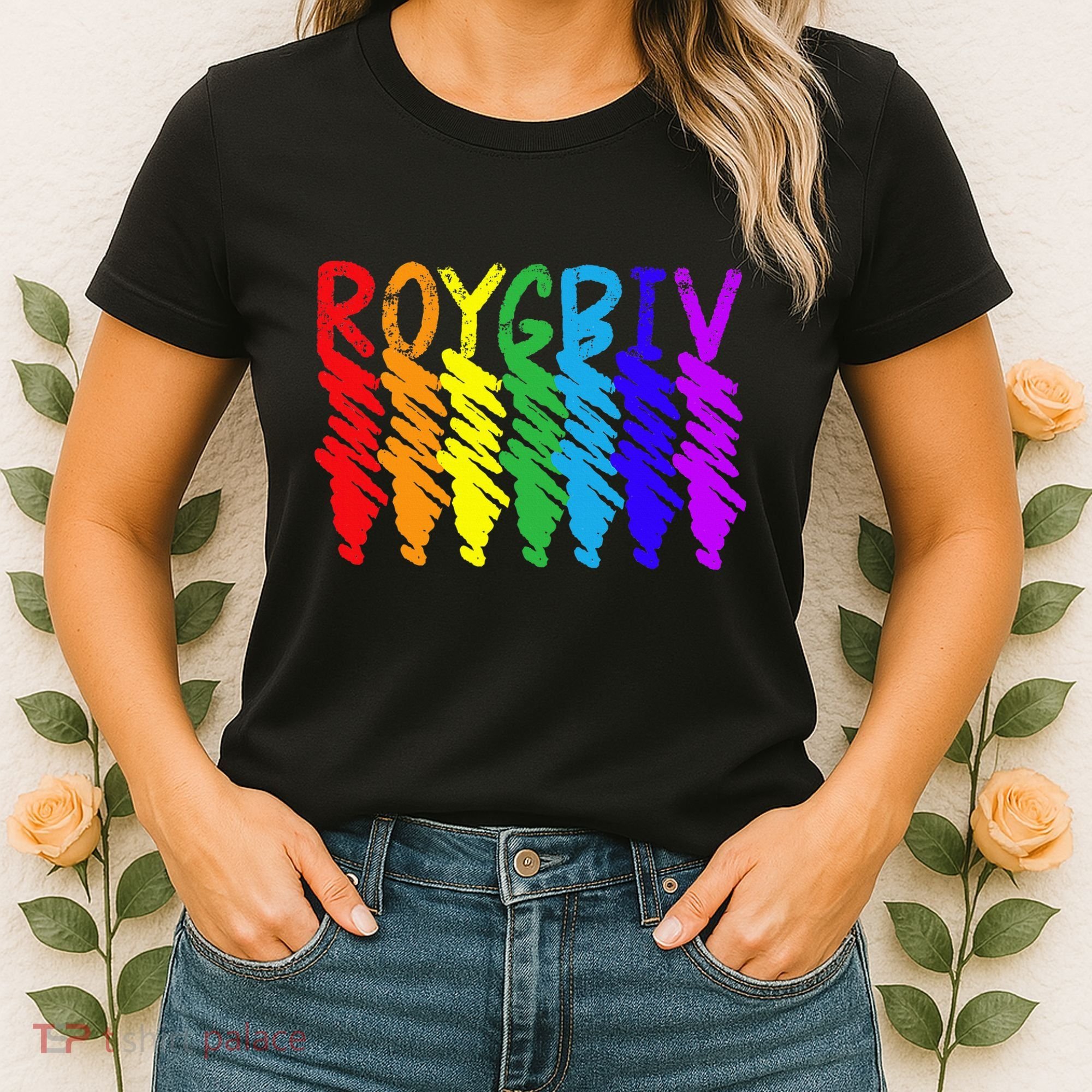 Roygbiv Sketchy Art Teacher Artist Painter Painting Women's T-Shirt