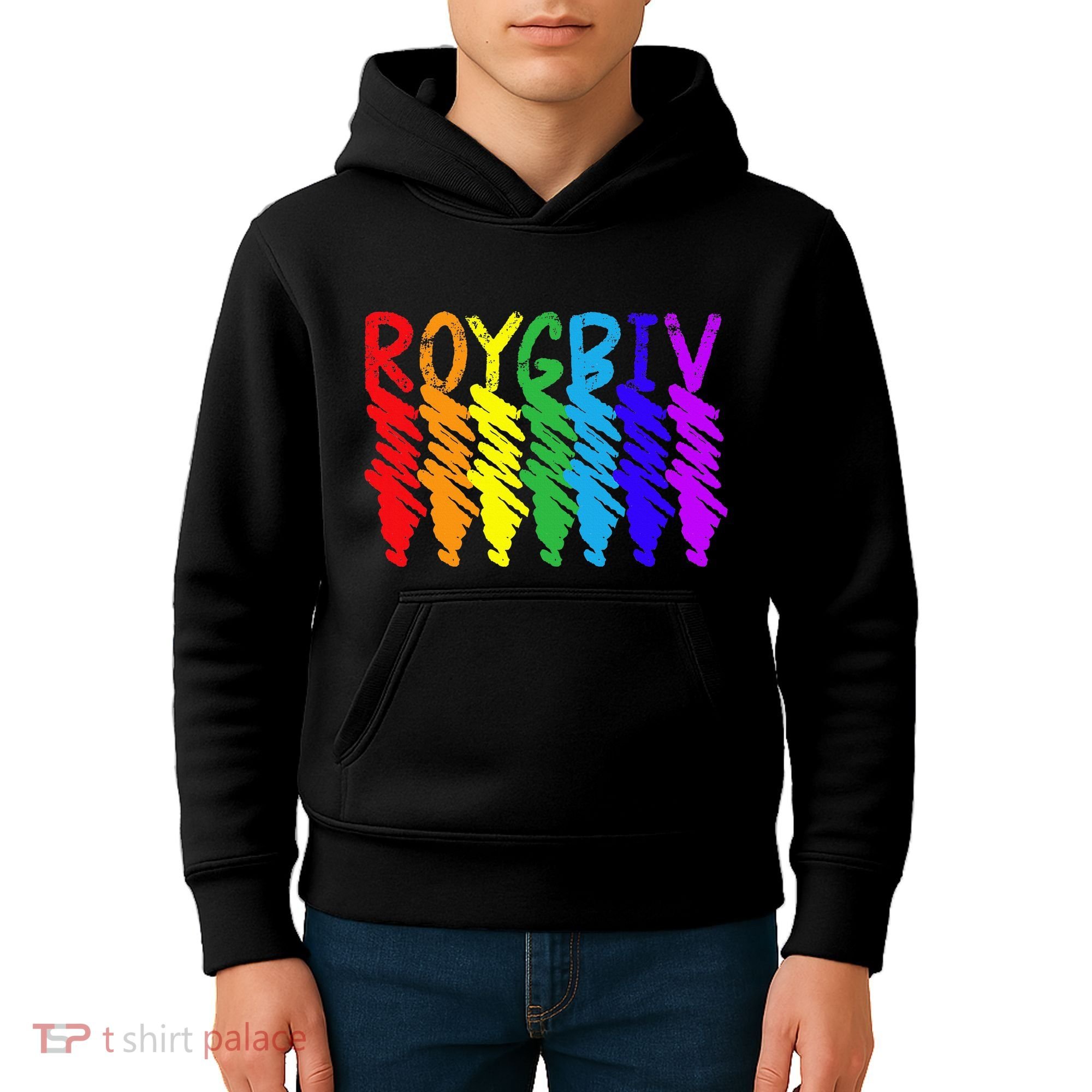 Roygbiv Sketchy Art Teacher Artist Painter Painting Kids Hoodie