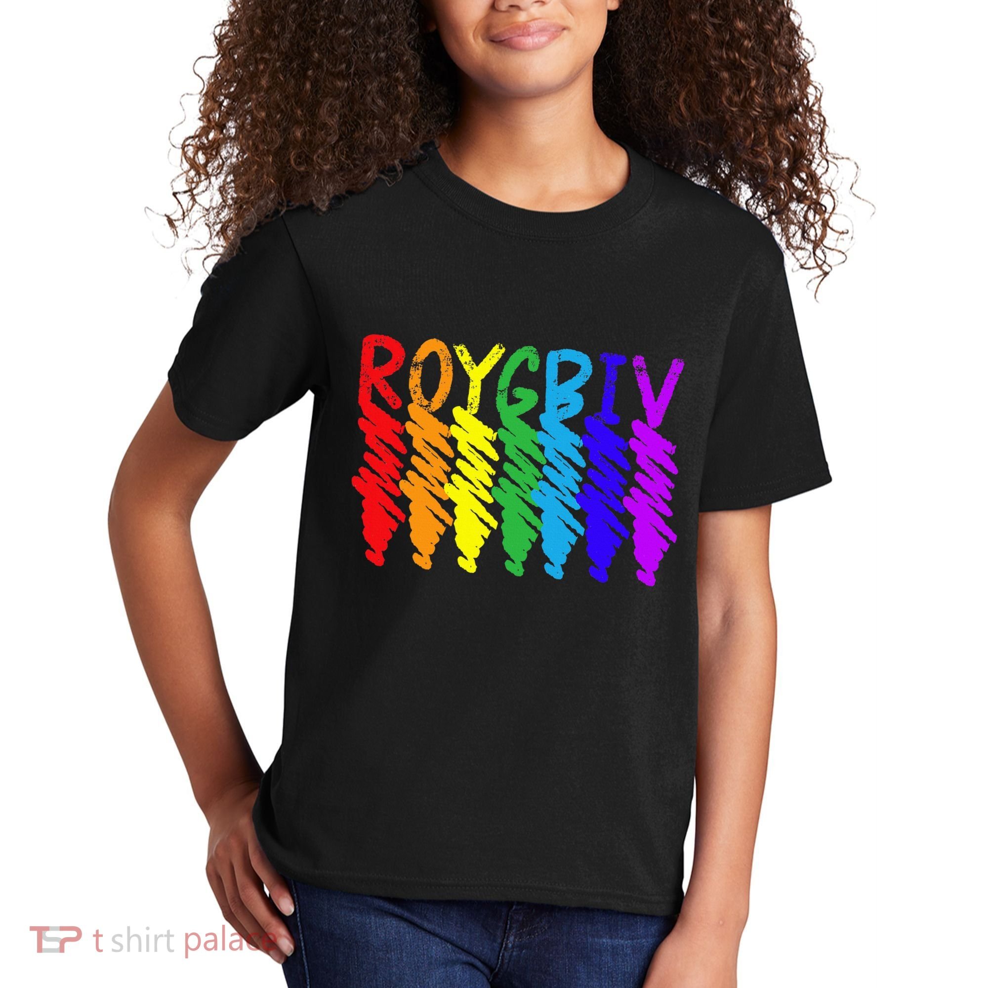 Roygbiv Sketchy Art Teacher Artist Painter Painting Kids T-Shirt
