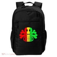 RASTA SKULL AND CROSSBONES Reggae Dub Club Rave Backpack thumb 0
