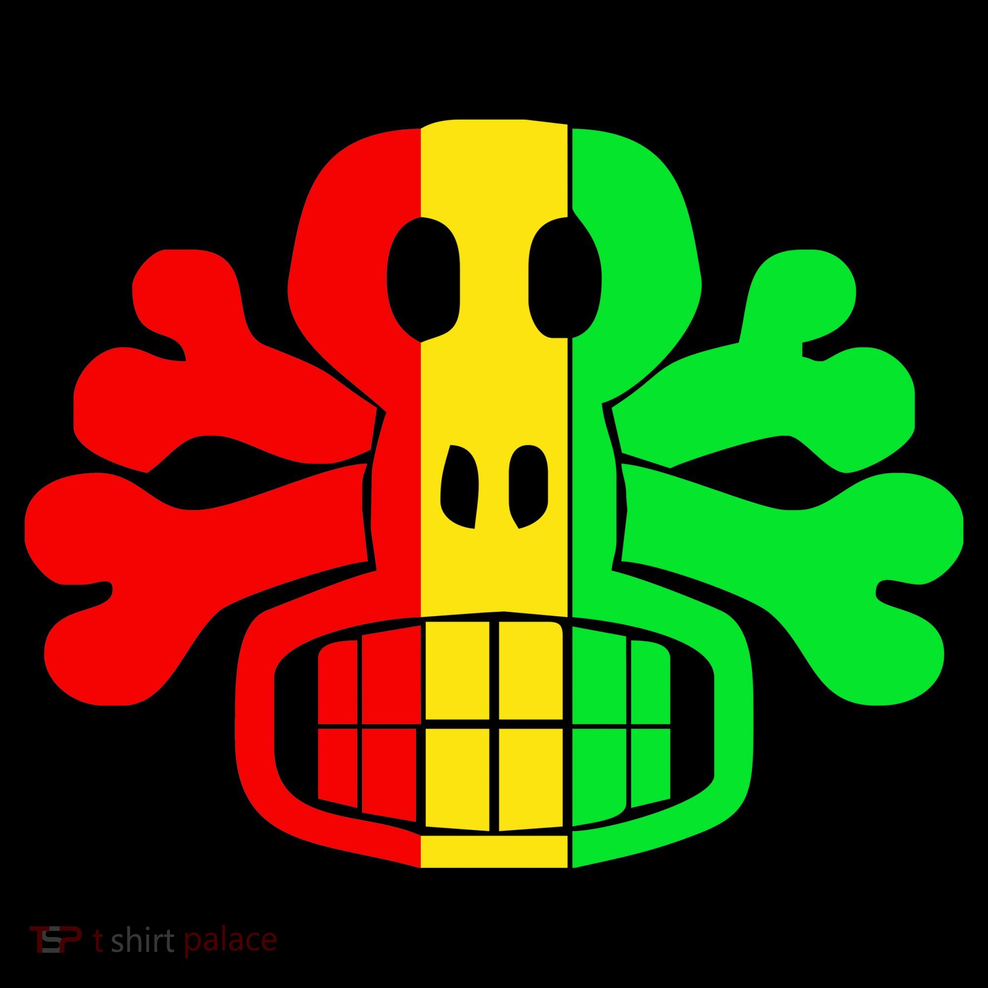 RASTA SKULL AND CROSSBONES Reggae Dub Club Rave Coffee Mug