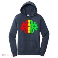RASTA SKULL AND CROSSBONES Reggae Dub Club Rave Women's Hoodie thumb 0