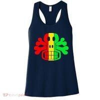RASTA SKULL AND CROSSBONES Reggae Dub Club Rave Women's Tank Top thumb 0