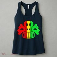 RASTA SKULL AND CROSSBONES Reggae Dub Club Rave Women's Tank Top thumb 3