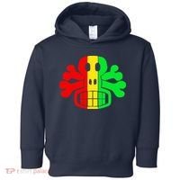 RASTA SKULL AND CROSSBONES Reggae Dub Club Rave Toddler Hoodie thumb 0