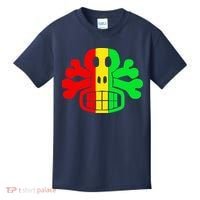 RASTA SKULL AND CROSSBONES Reggae Dub Club Rave Kids T-Shirt thumb 0