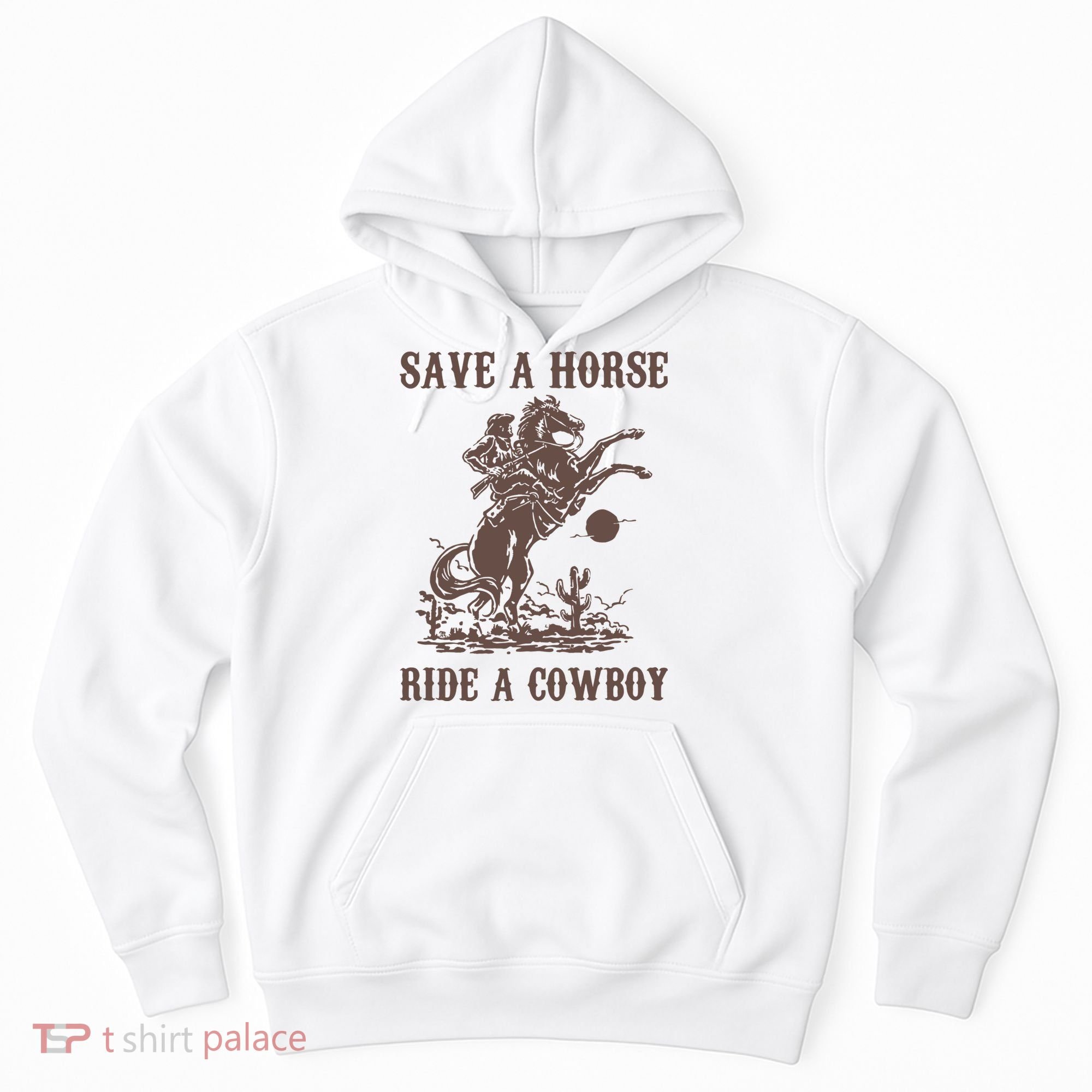Retro Save A Horse Ride A Cowboy Country Music Hoodie