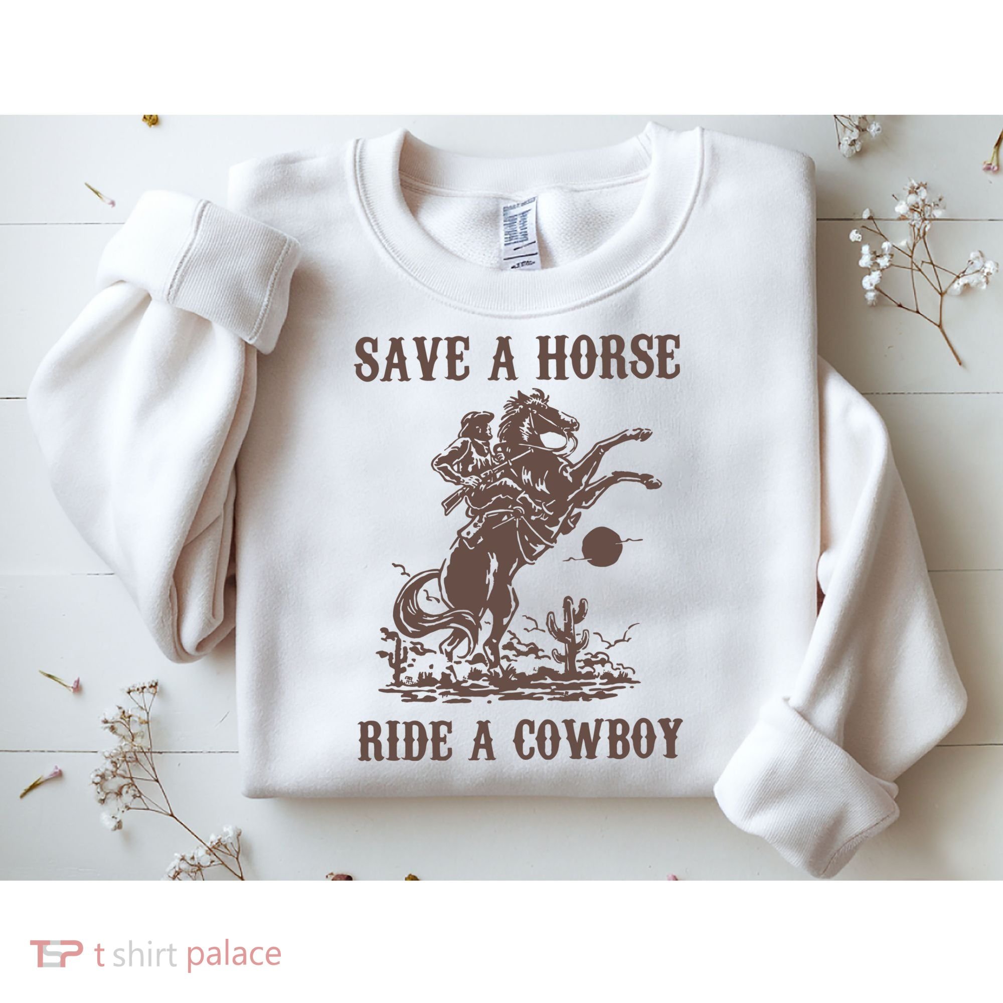 Retro Save A Horse Ride A Cowboy Country Music Sweatshirt