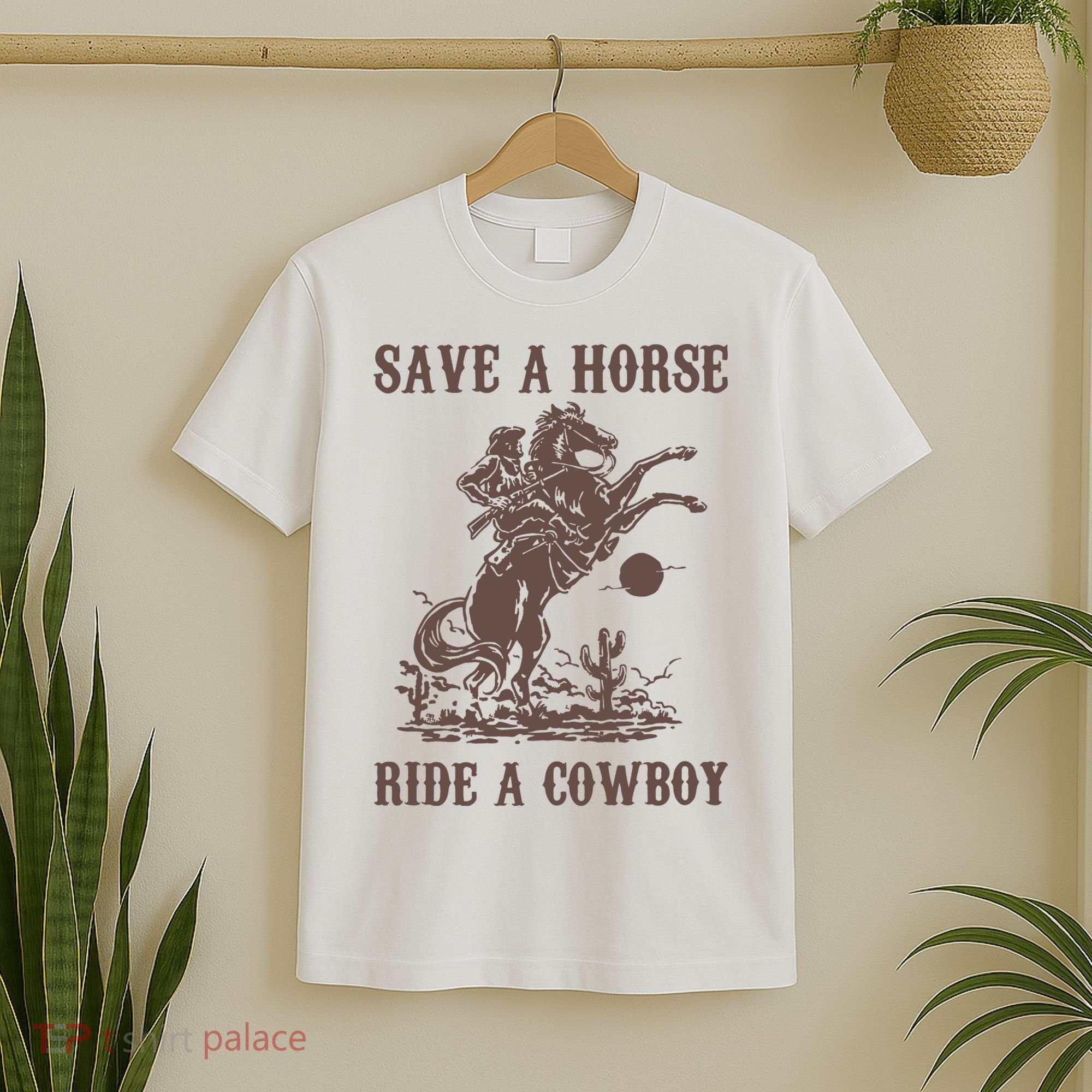 Retro Save A Horse Ride A Cowboy Country Music T-Shirt