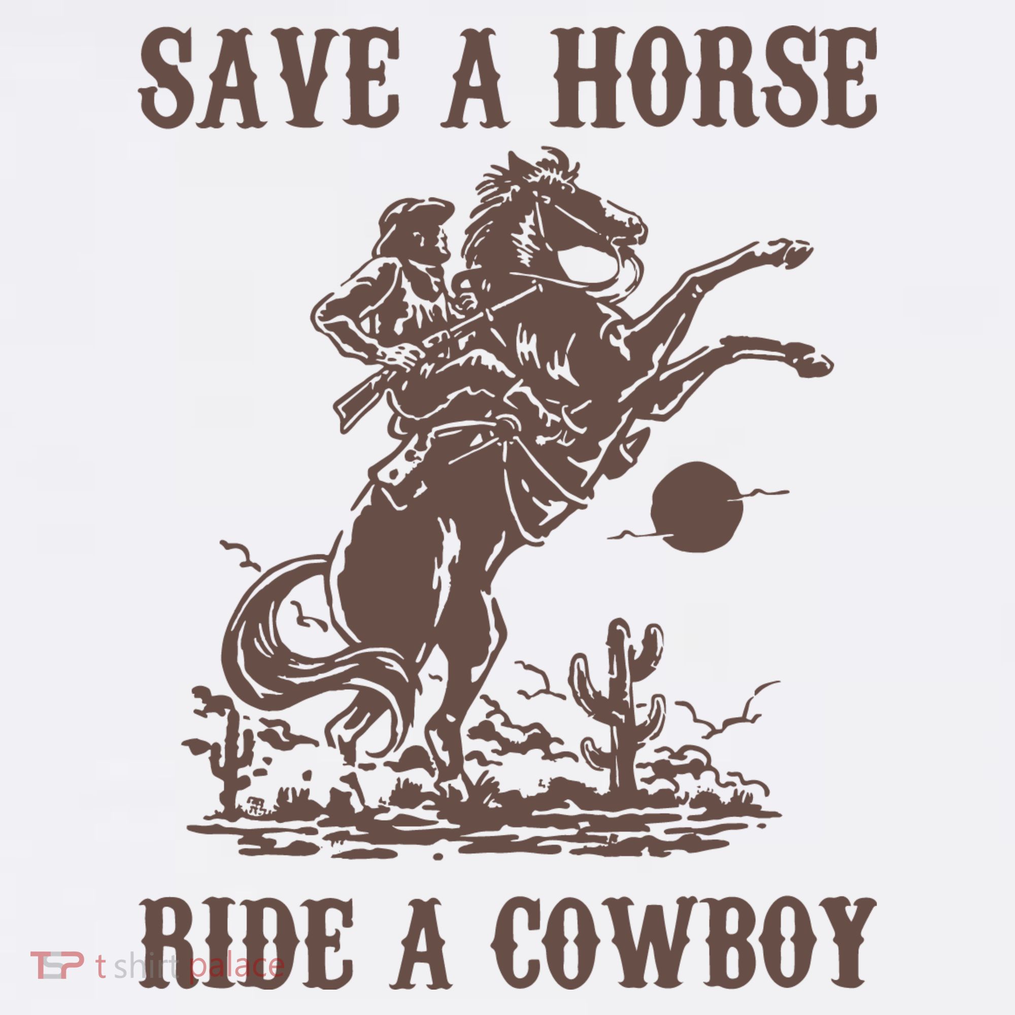 Retro Save A Horse Ride A Cowboy Country Music T-Shirt