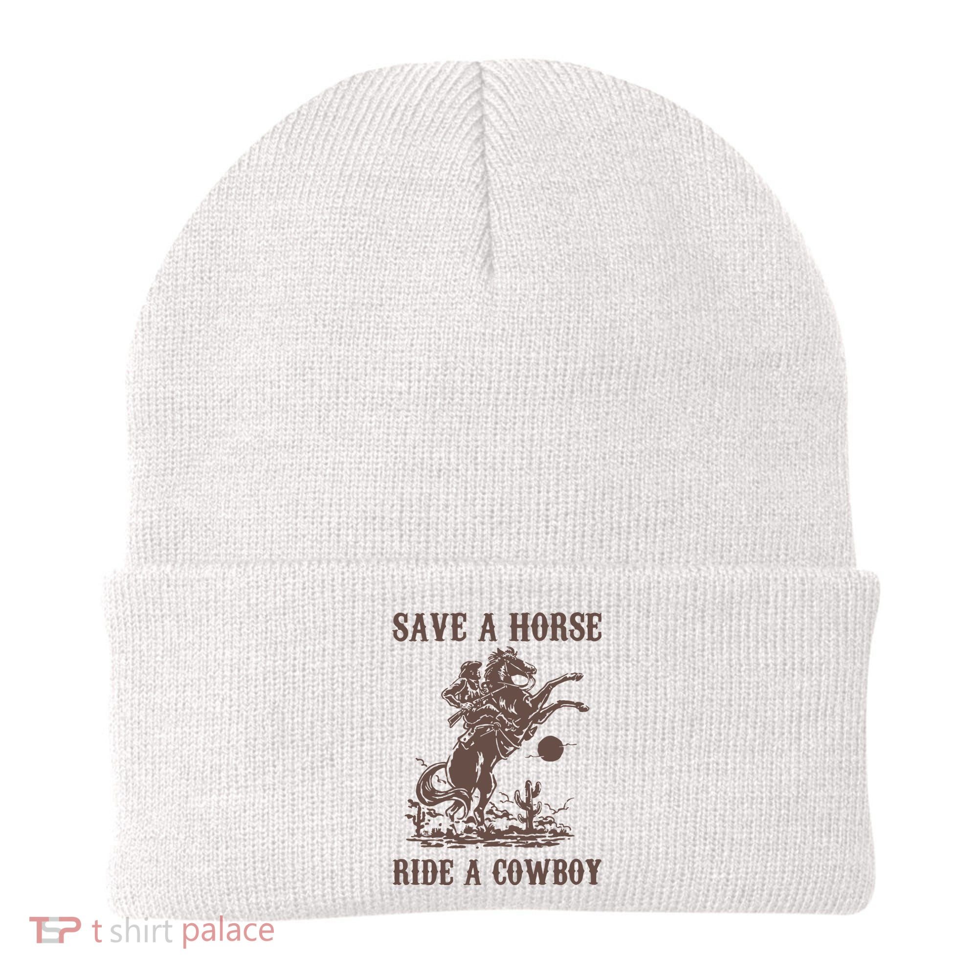 Retro Save A Horse Ride A Cowboy Country Music Beanie