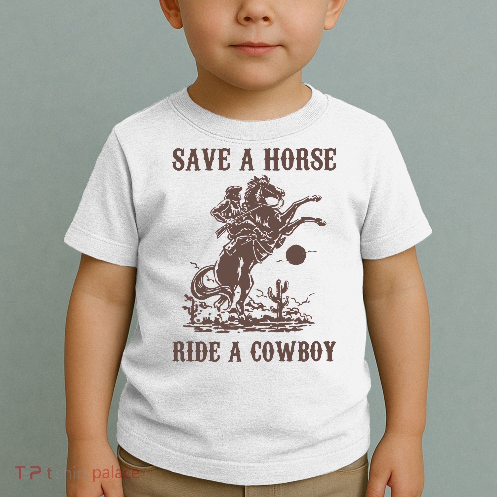 Retro Save A Horse Ride A Cowboy Country Music Toddler T-Shirt