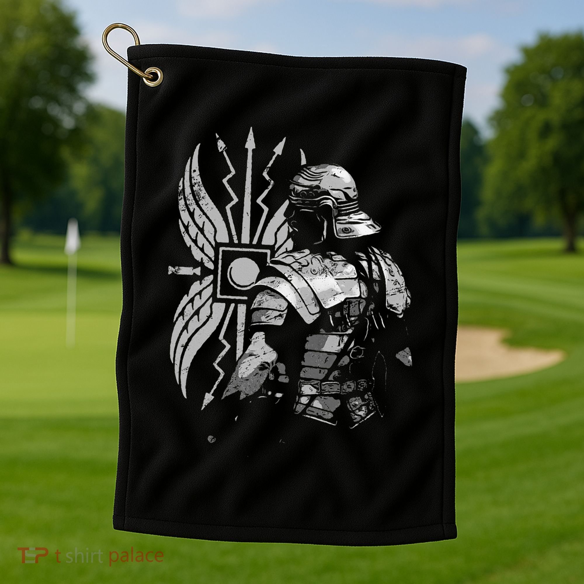 Roman Soldier Armor Imperial Gallic Scutum Ancient Rome Golf Towel