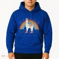 Roller Skating Alpaca Skater Skate 70s 80s Hoodie thumb 2