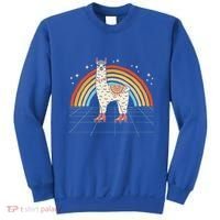 Roller Skating Alpaca Skater Skate 70s 80s Sweatshirt thumb 0