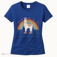 Roller Skating Alpaca Skater Skate 70s 80s Women's T-Shirt thumb 0