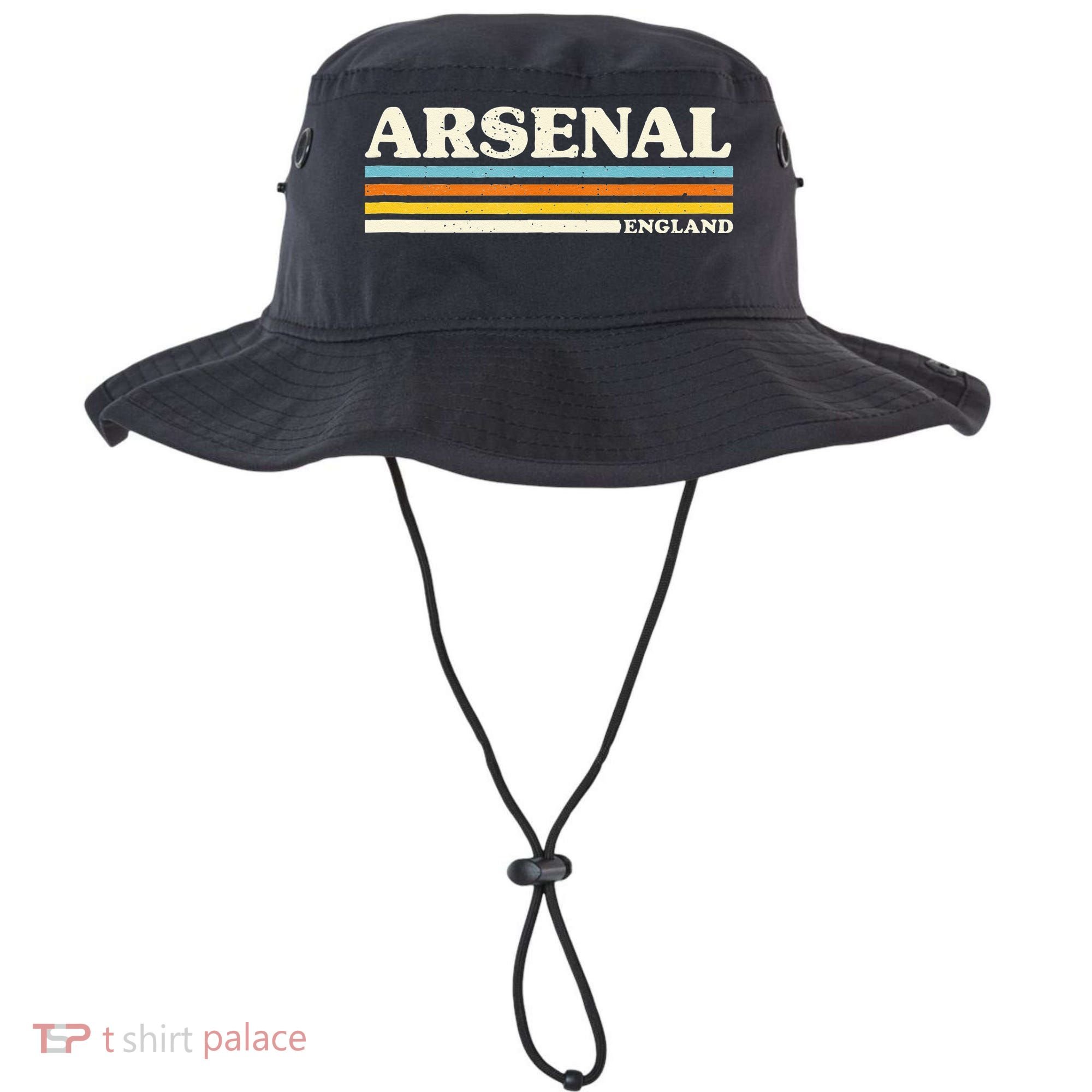 Retro Stripe Arsenal Bucket Hat