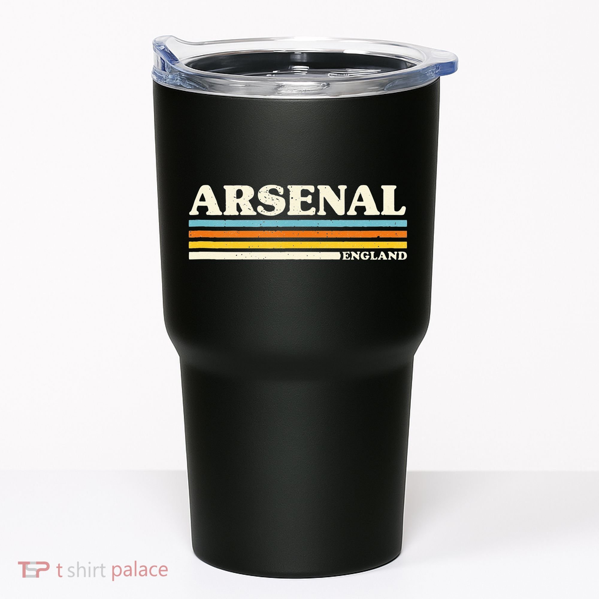 Retro Stripe Arsenal Tumbler