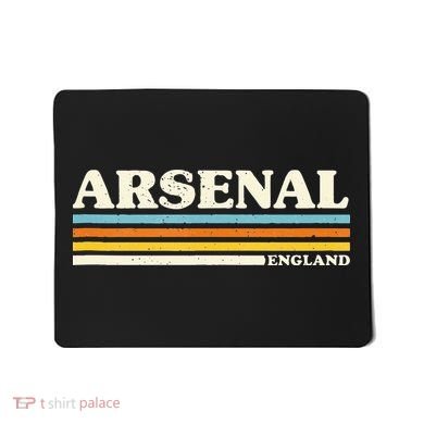 Retro Stripe Arsenal Mousepad