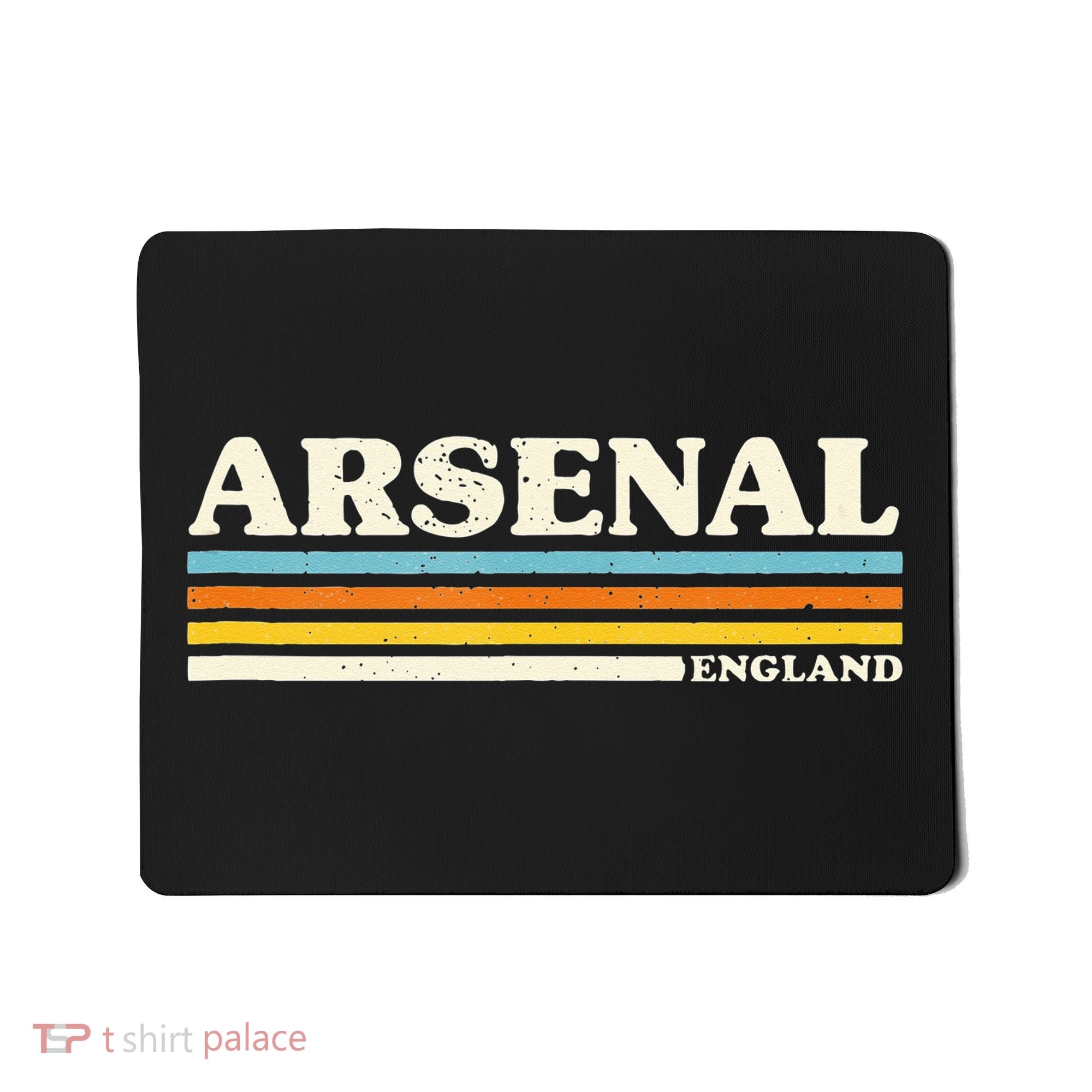 Retro Stripe Arsenal Mousepad