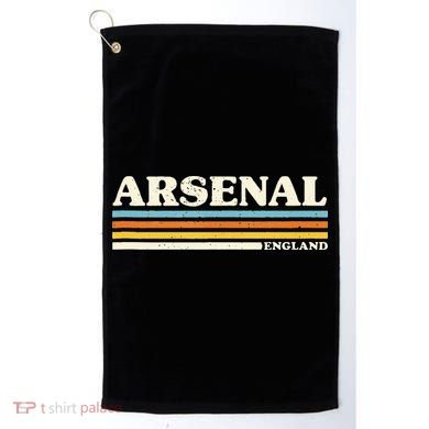 Retro Stripe Arsenal Golf Towel