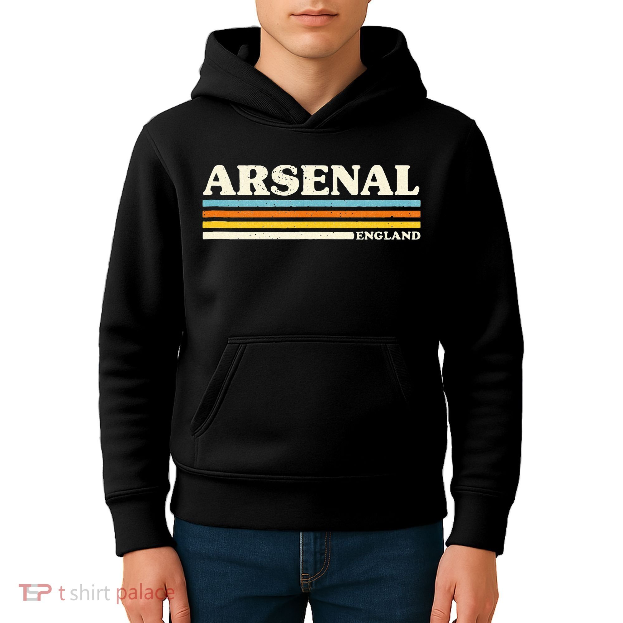 Retro Stripe Arsenal Kids Hoodie