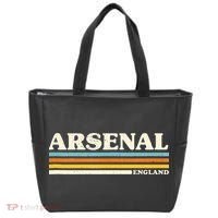Retro Stripe Arsenal Tote Bag thumb 0